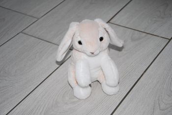 doudou peluche lapin softy easter famosa beige