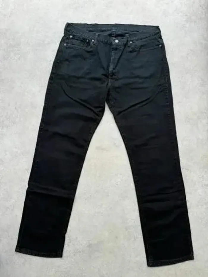 Jeans Levi's W38 FR48 L34 coupe droite noir Homme Men pan570b - photo numéro 2