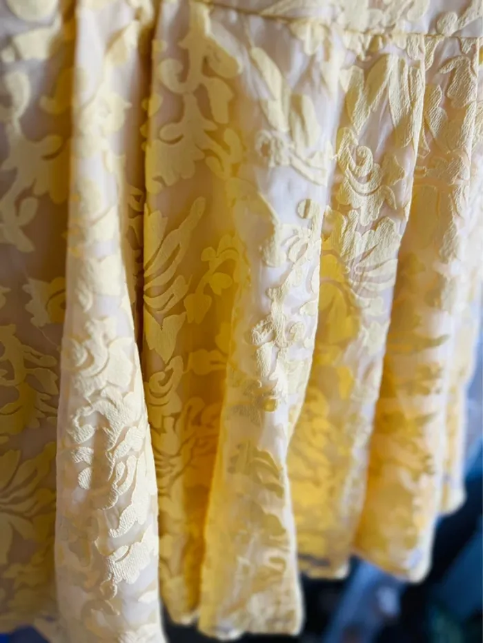 Sublime robe cérémonie style jacquard taille36 comme neuve - photo numéro 4