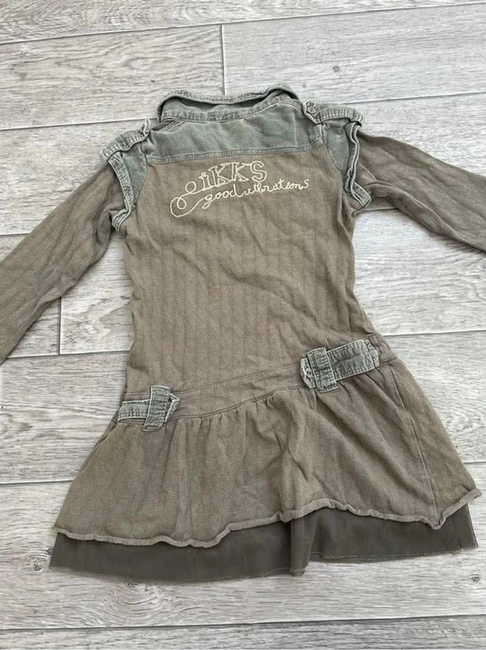 Robe kaki IKKS 2 ans - photo numéro 5