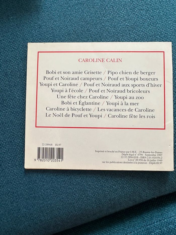 Caroline Câlin - Pierre Probst - Livre Caroline Le Noël de Pouf et Youpi album Hachette - photo numéro 2