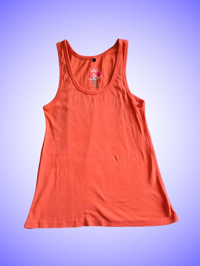 Débardeur Orange Taille 38 M Undiz