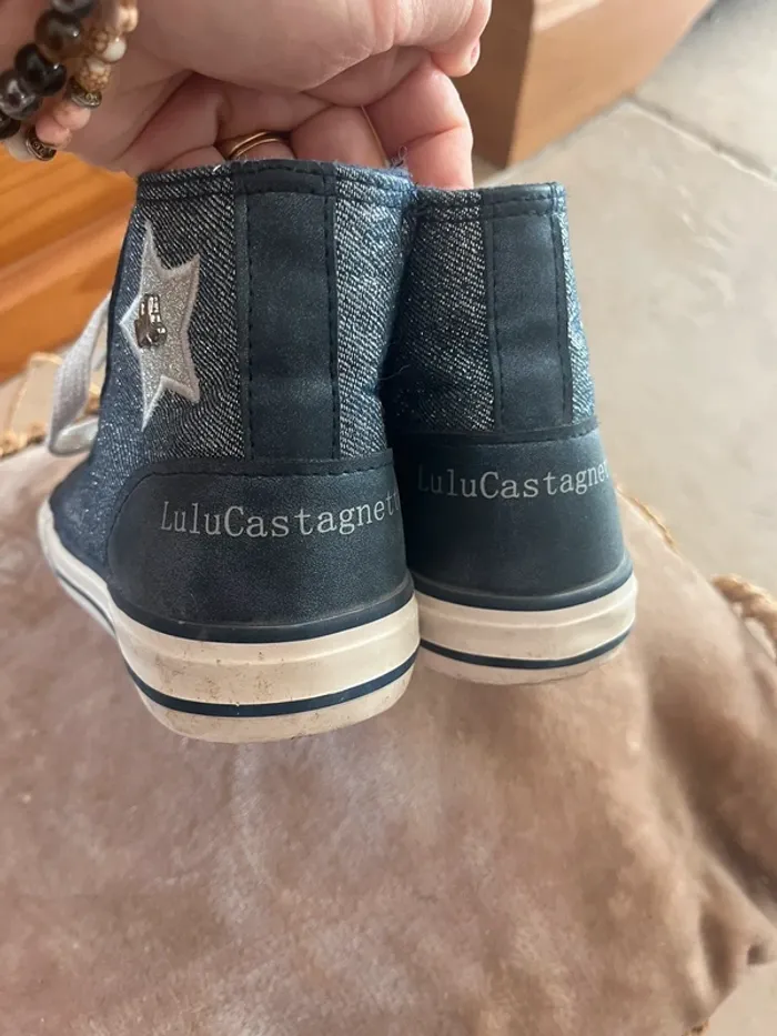 Lulu Catagnette Bleues argentées brillantes - photo numéro 3