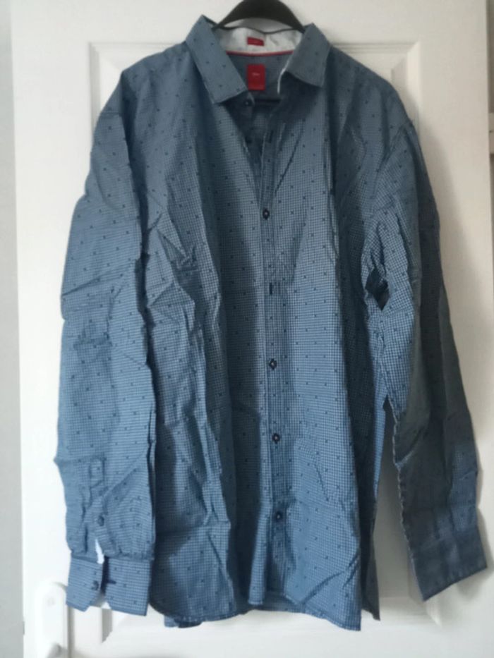 chemise longues manches s.oliver taille 2XL à motifs