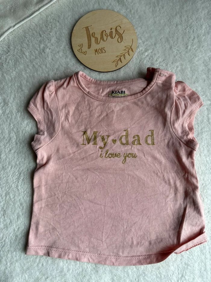 T-shirt manches courtes 3 mois