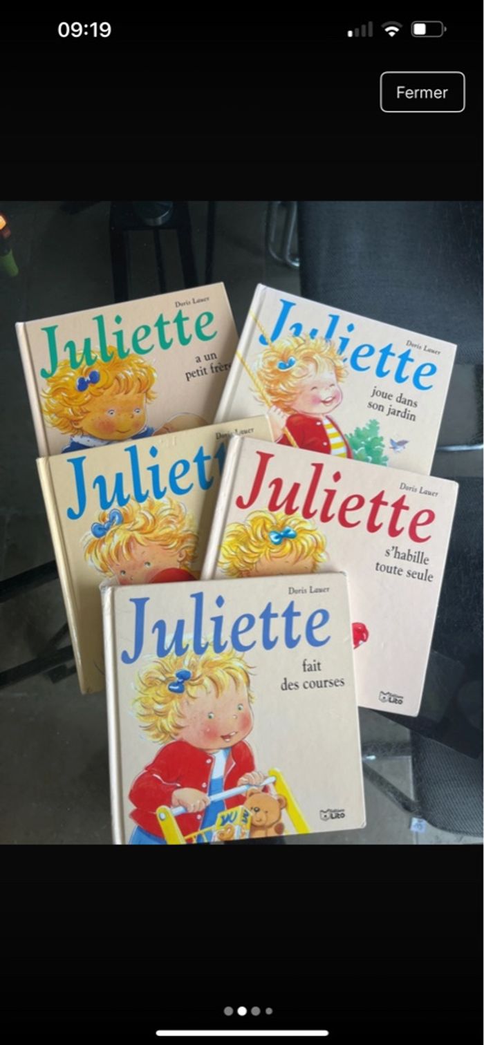Lot de livres Juliette