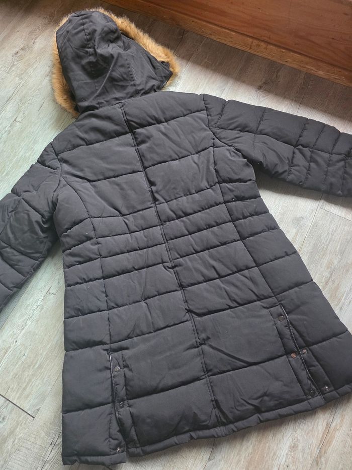 Manteau - doudoune longue taille 4 noire ( prévoir de recoudre à l'intérieur la doublure ) - photo numéro 5