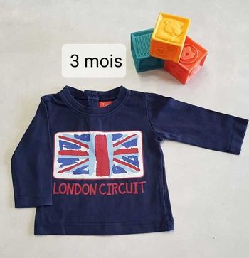 T-shirt tissaia 3 mois