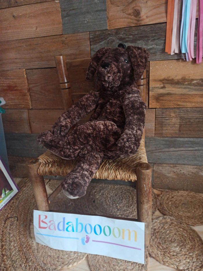 Peluche lapin lièvre marron ikea tbe - photo numéro 6