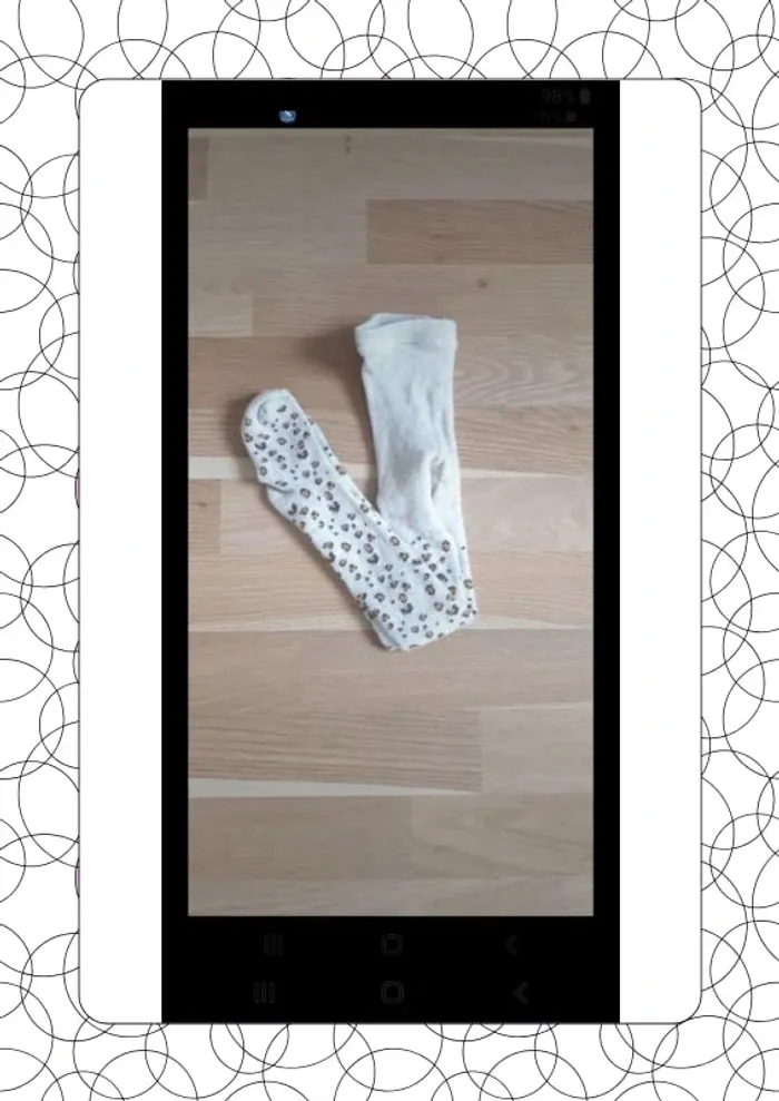 Jolie paire de collant fille motif léopard 🐆