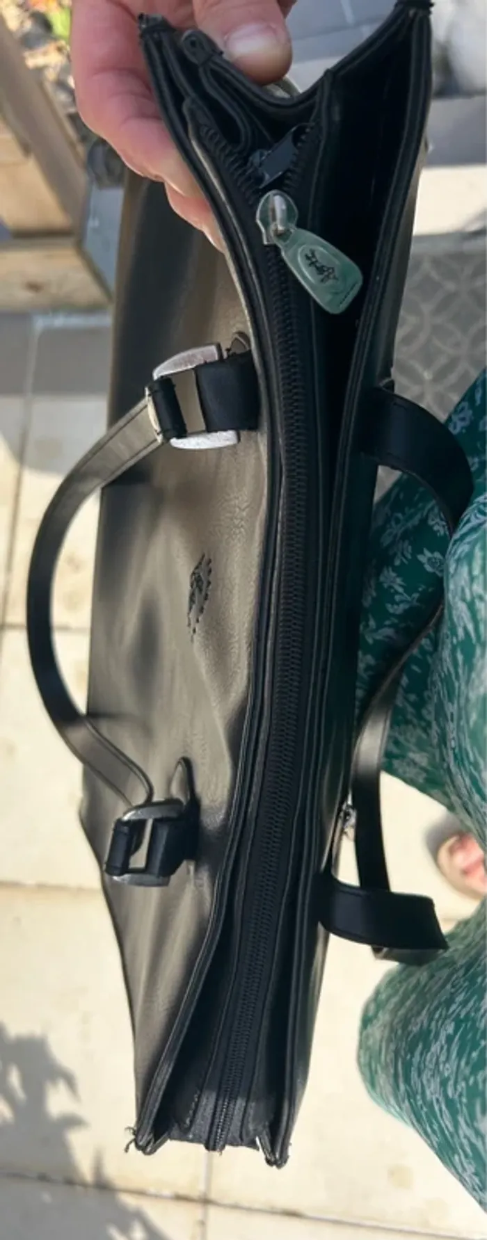 Sac de cours en cuir - photo numéro 5