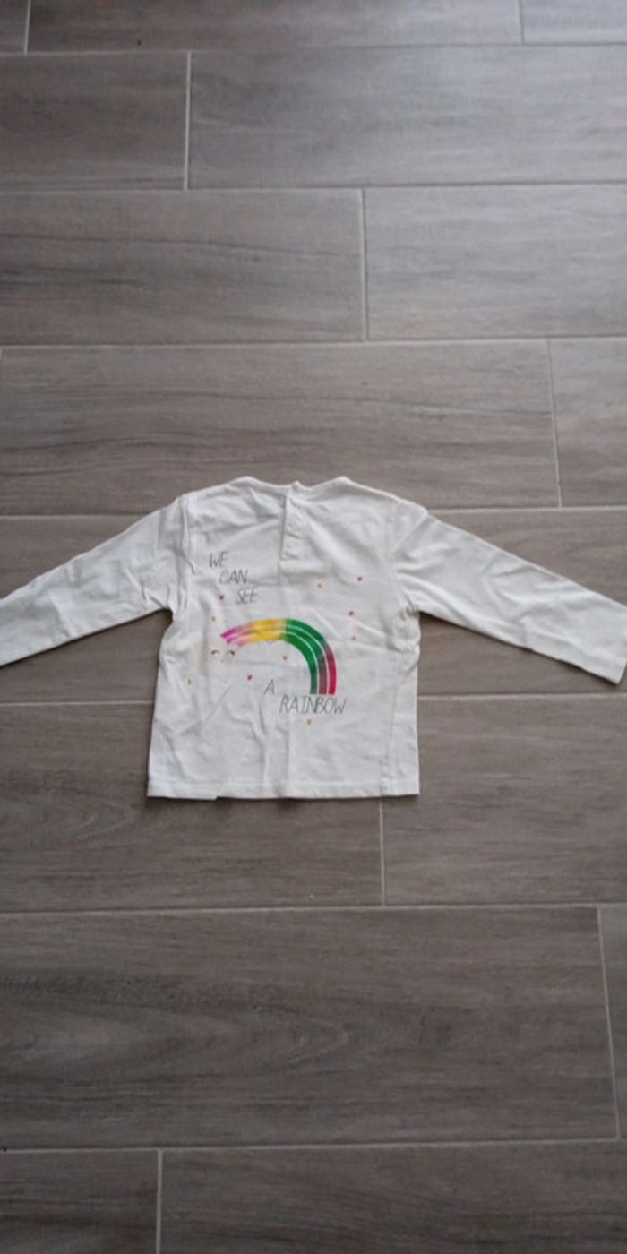 T-shirt manches longues Kiabi 18 mois - photo numéro 3