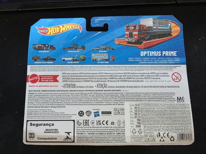 Hot wheels Transformers Optimus Prime - photo numéro 3