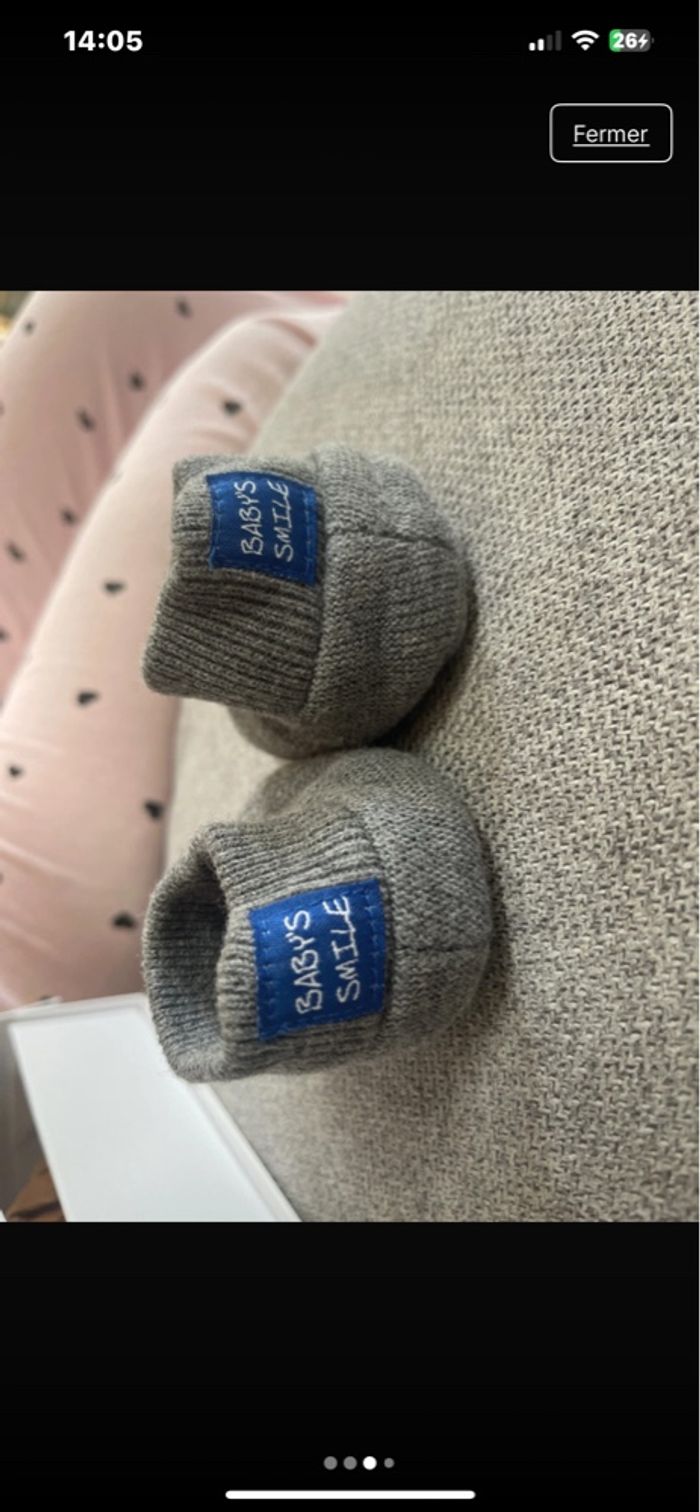 Chausson hiver bebe - photo numéro 3