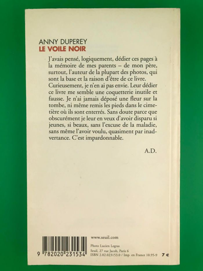 Le voile noir - Anny Duperey - photo numéro 3