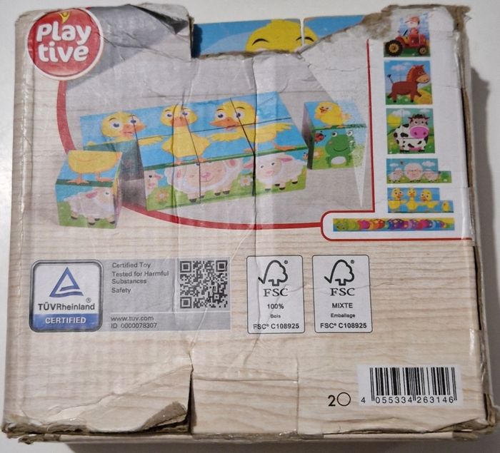 Puzzles cubes en bois - 9 pièces - photo numéro 8