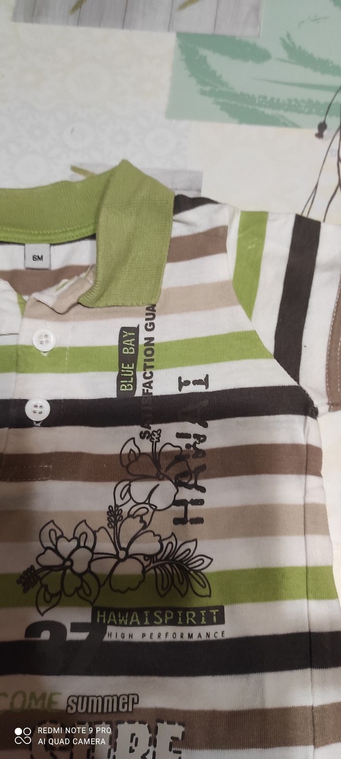 Ensemble pantacourt et polo plus 6 mois - photo numéro 6