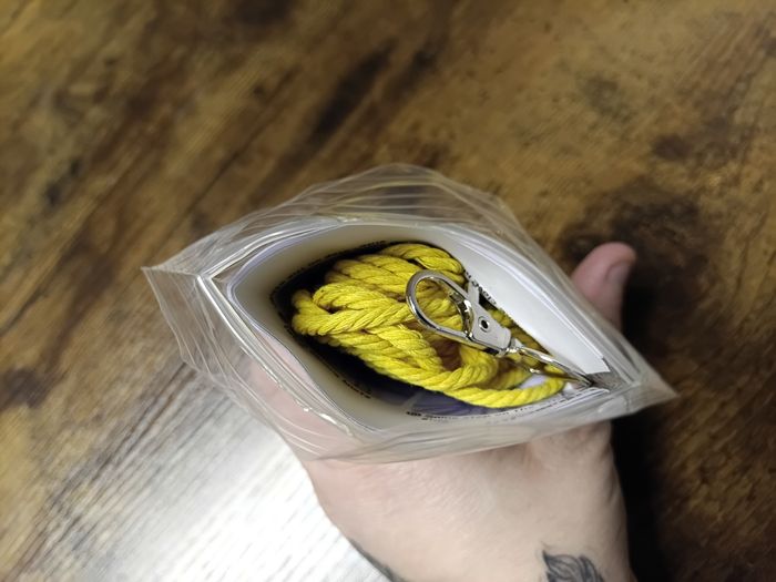 Kit pour porte clé macramé tortue jaune - photo numéro 3