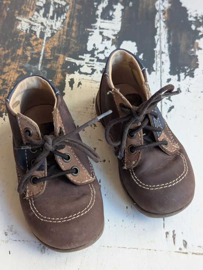 Chaussures montantes en cuir marron André – Taille 23 - photo numéro 9