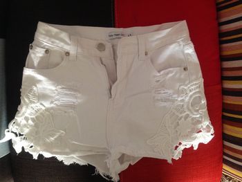 Mini short blanc Sabo Skirt