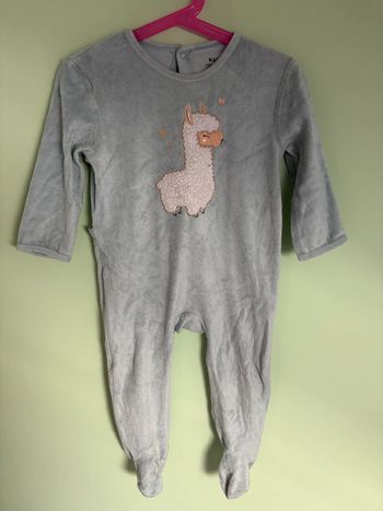 Pyjama bleu ciel lama