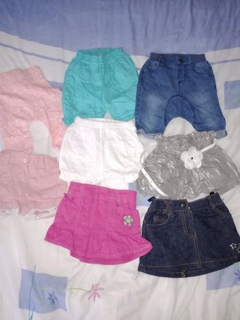 Jupe short sarouel 6 mois TBE