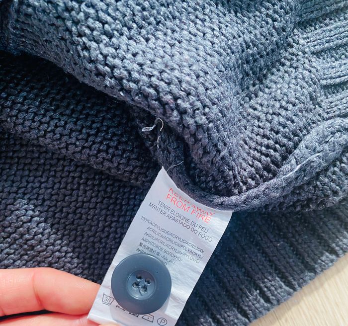 Pull gris torsadé 10ans - photo numéro 5