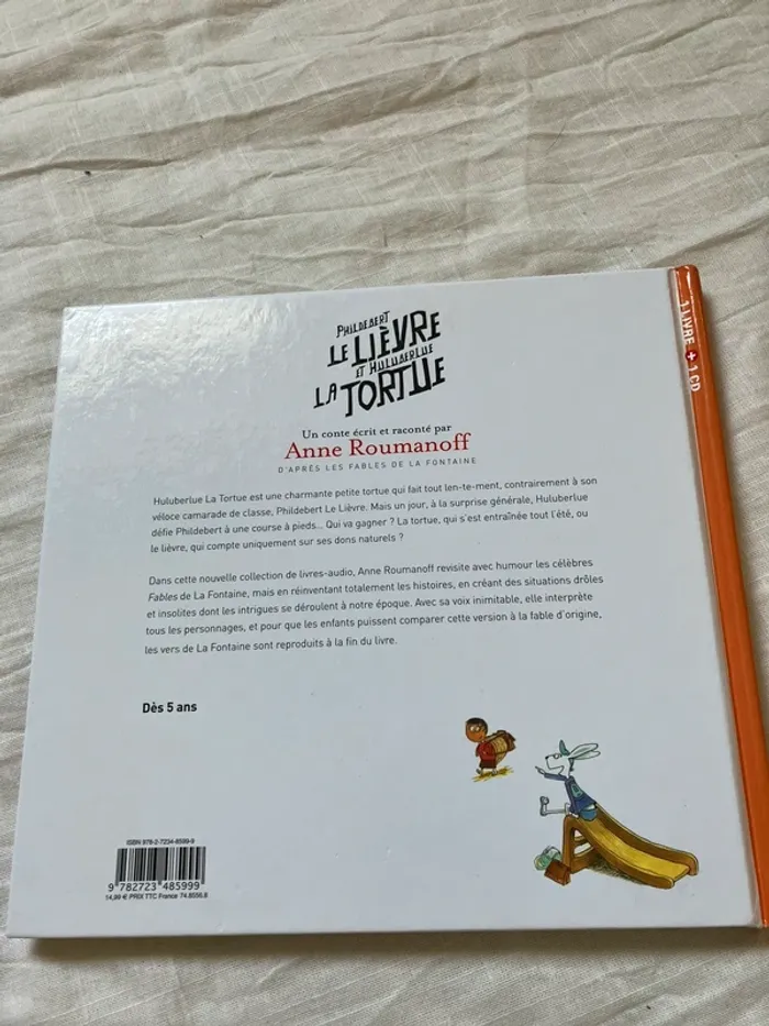 Livre enfant – Philibert le lièvre et Hurluberlue la tortue - photo numéro 3