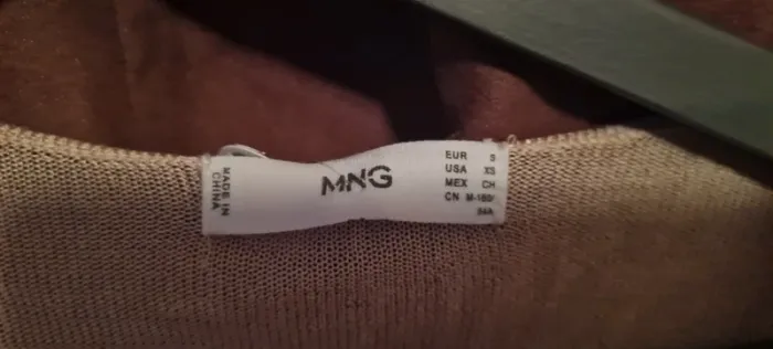 Top maille doré Mango - photo numéro 4