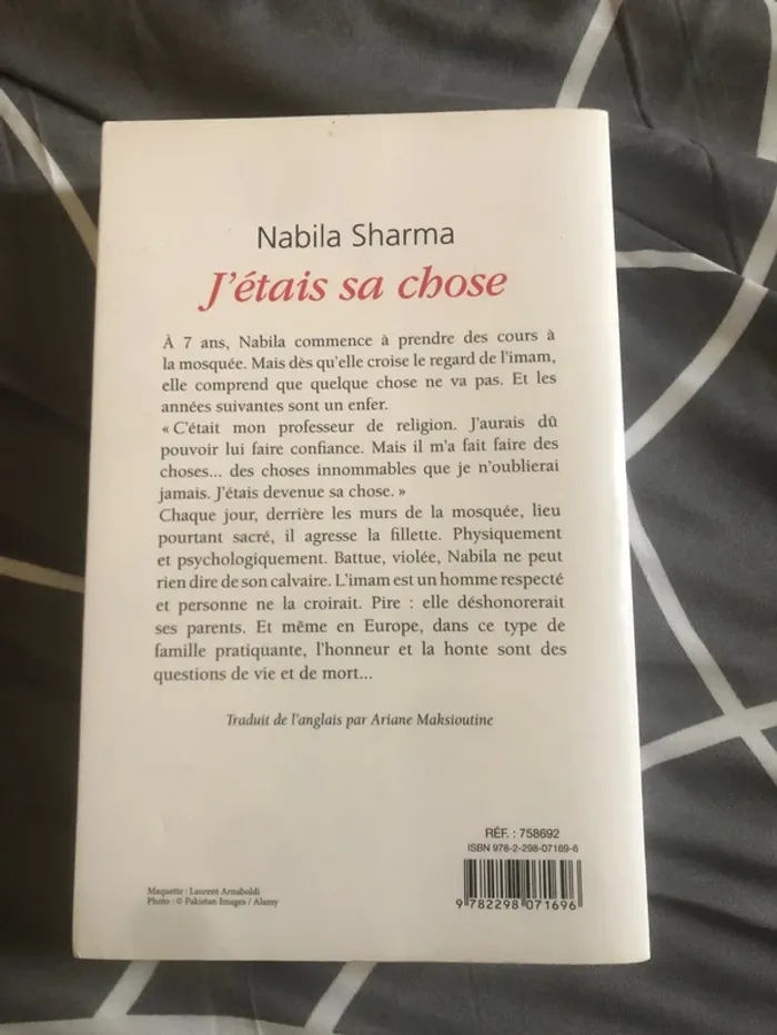 Livre j’étais sa chose histoire vrai 📕 - photo numéro 3