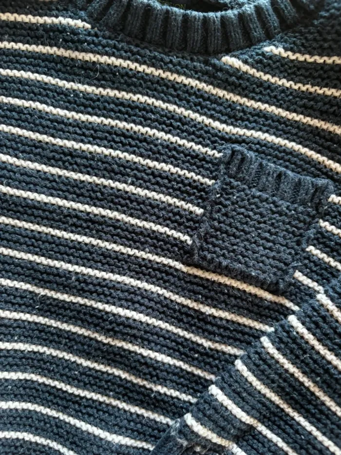 Pull rayé mari - photo numéro 2