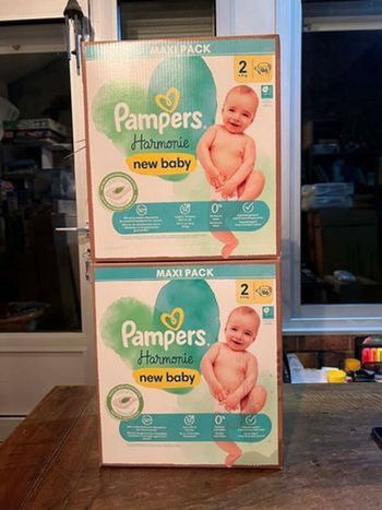 Couche taille 2 Harmonie Pampers : 192 couches