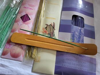 Lot encens et support