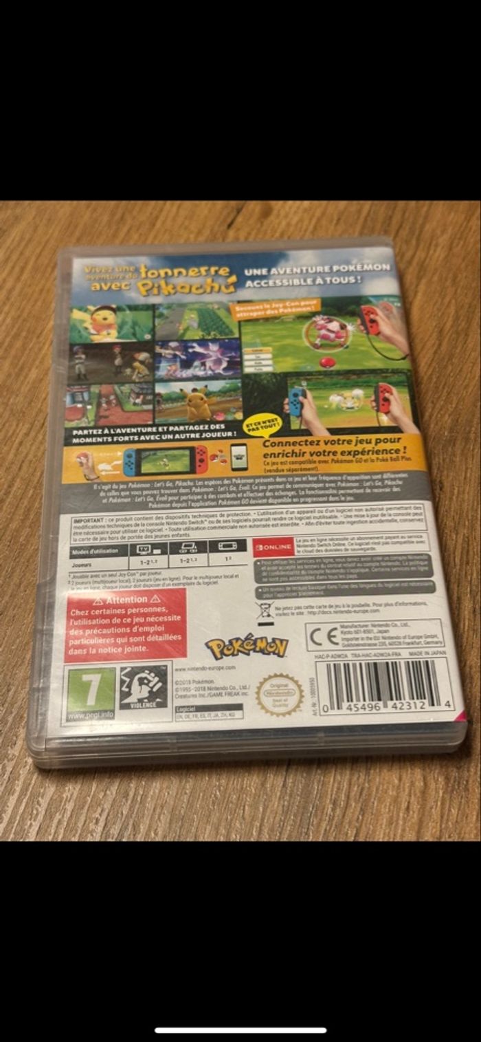 Pokémon Let’s Go Pikachu Switch - photo numéro 2