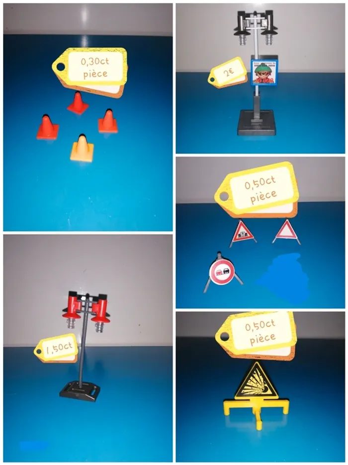 thème* accessoire / panneau signalétique - lampadaires - plot