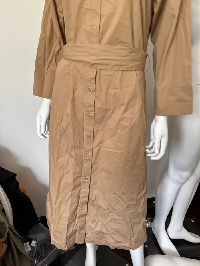 Robe, chemise, femme mango - photo numéro 3