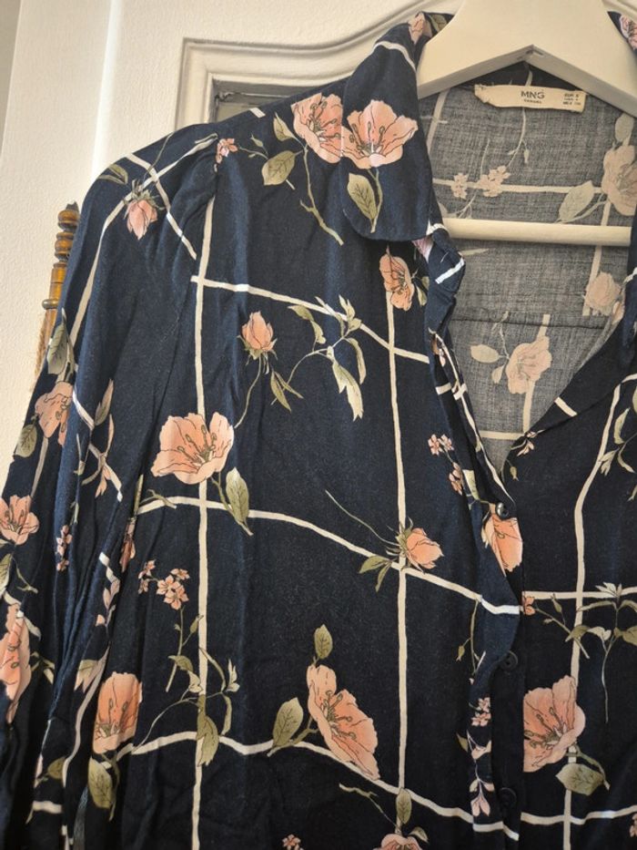 Chemisier fleurs Mango taille S - photo numéro 3