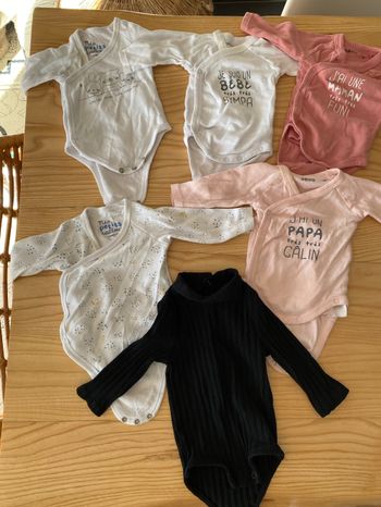 Lot Bodies 3 mois Kiabi & Gémo