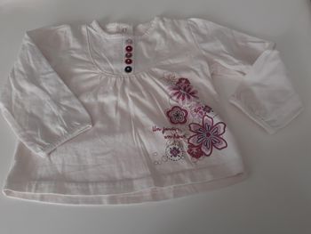 Haut manche longue 12 mois