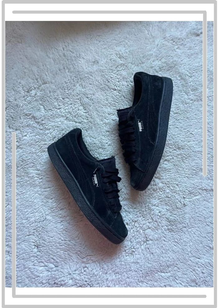 Basket puma Suède noir taille 38,5