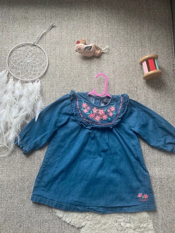 Robe jeans bébé fille