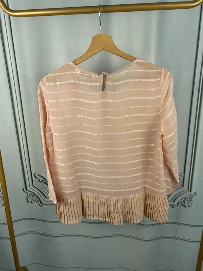 Blouse rose La P’tite étoile T1 / S neuve - photo numéro 6