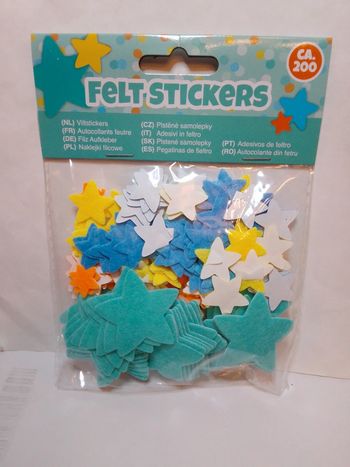 Autocollants feutrine "Etoile" scrapbooking