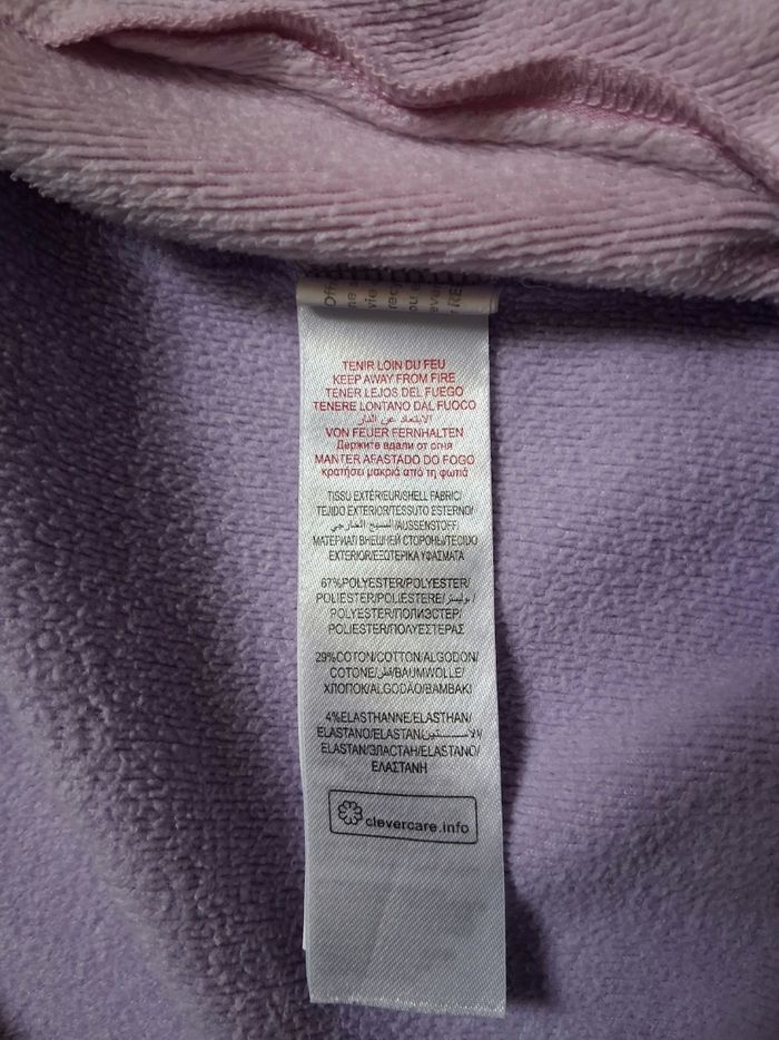 Veste de jogging fille rose et parme 6 ans - photo numéro 9