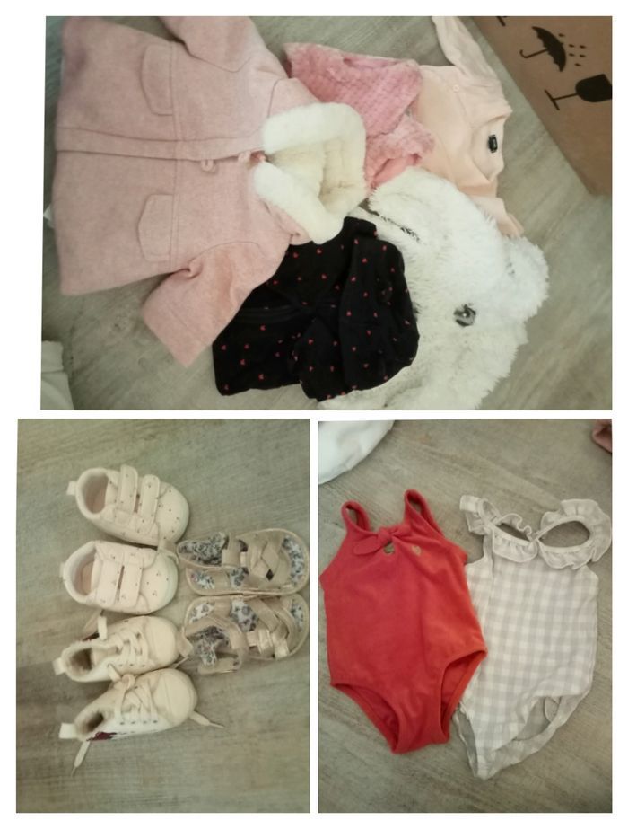 Lot de vêtements fille 1 à 9 mois. - photo numéro 3