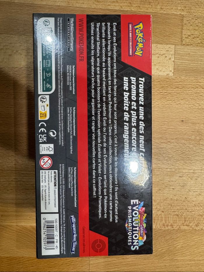 Pokémon coffret surprise évolution prismatique 8.5 - photo numéro 3