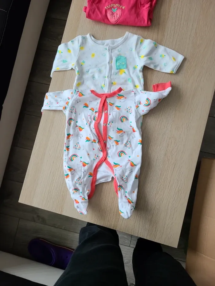 Lot de pyjama fille 3 mois - photo numéro 9