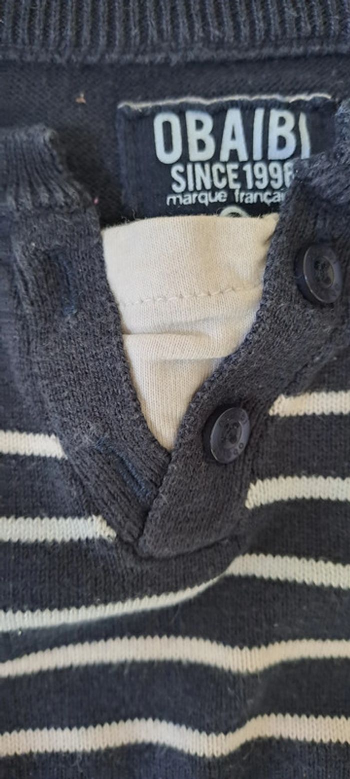 Pull rayé Okaidi - photo numéro 2