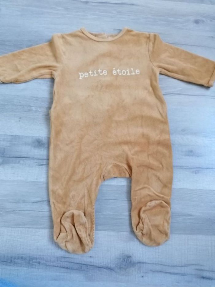 Pyjama velours 6 mois