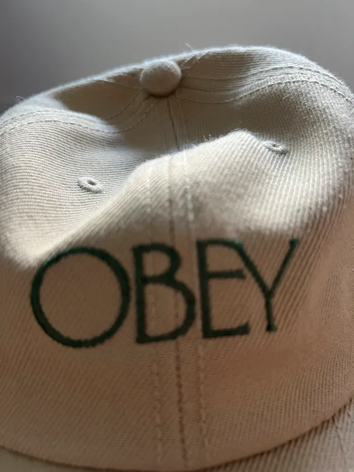 Casquette Obey beige - photo numéro 7